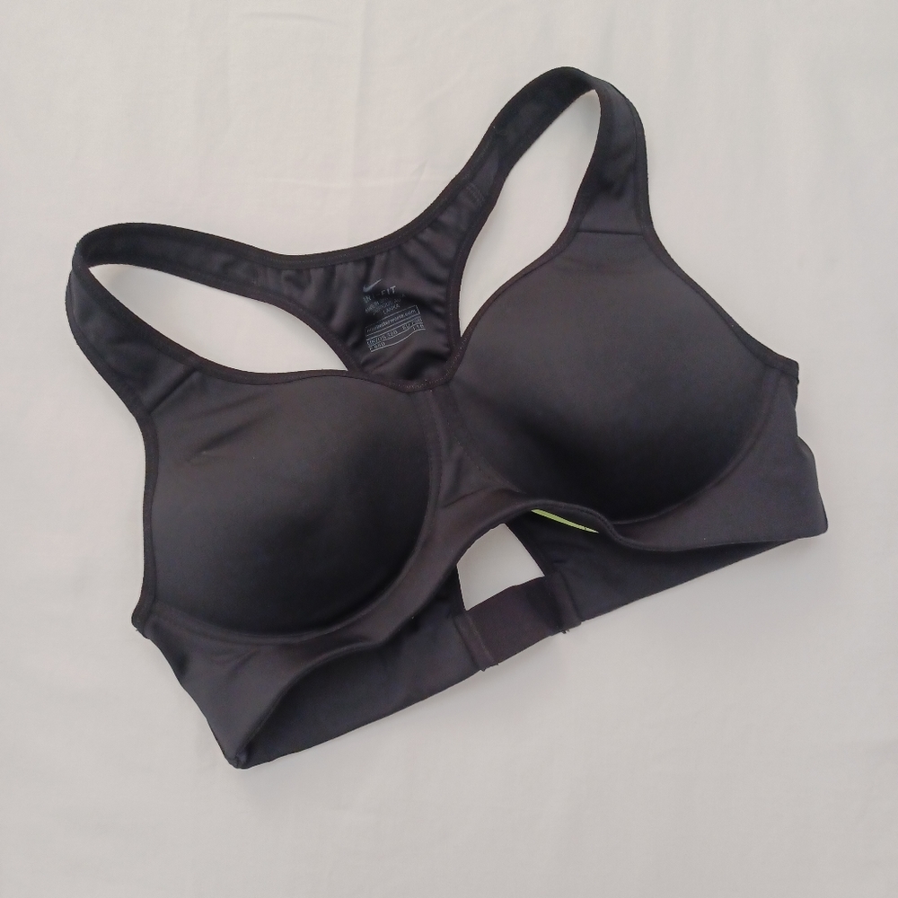 Women's Nike Black Sports Bra- 32 B - Picture 8 of 9